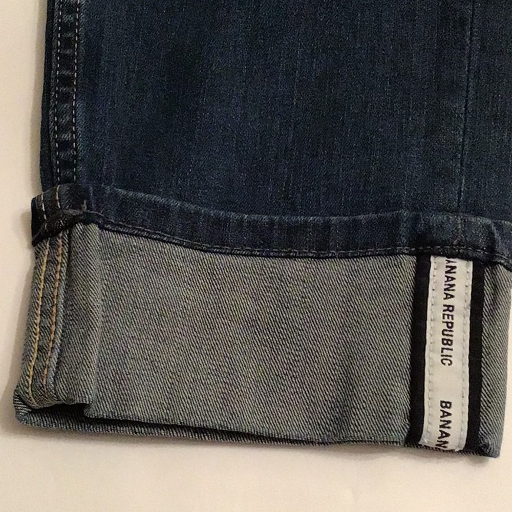BANANA REPUBLIC BLUE WASH DENIM JEANS SZ 27/4 - Picture 10 of 12